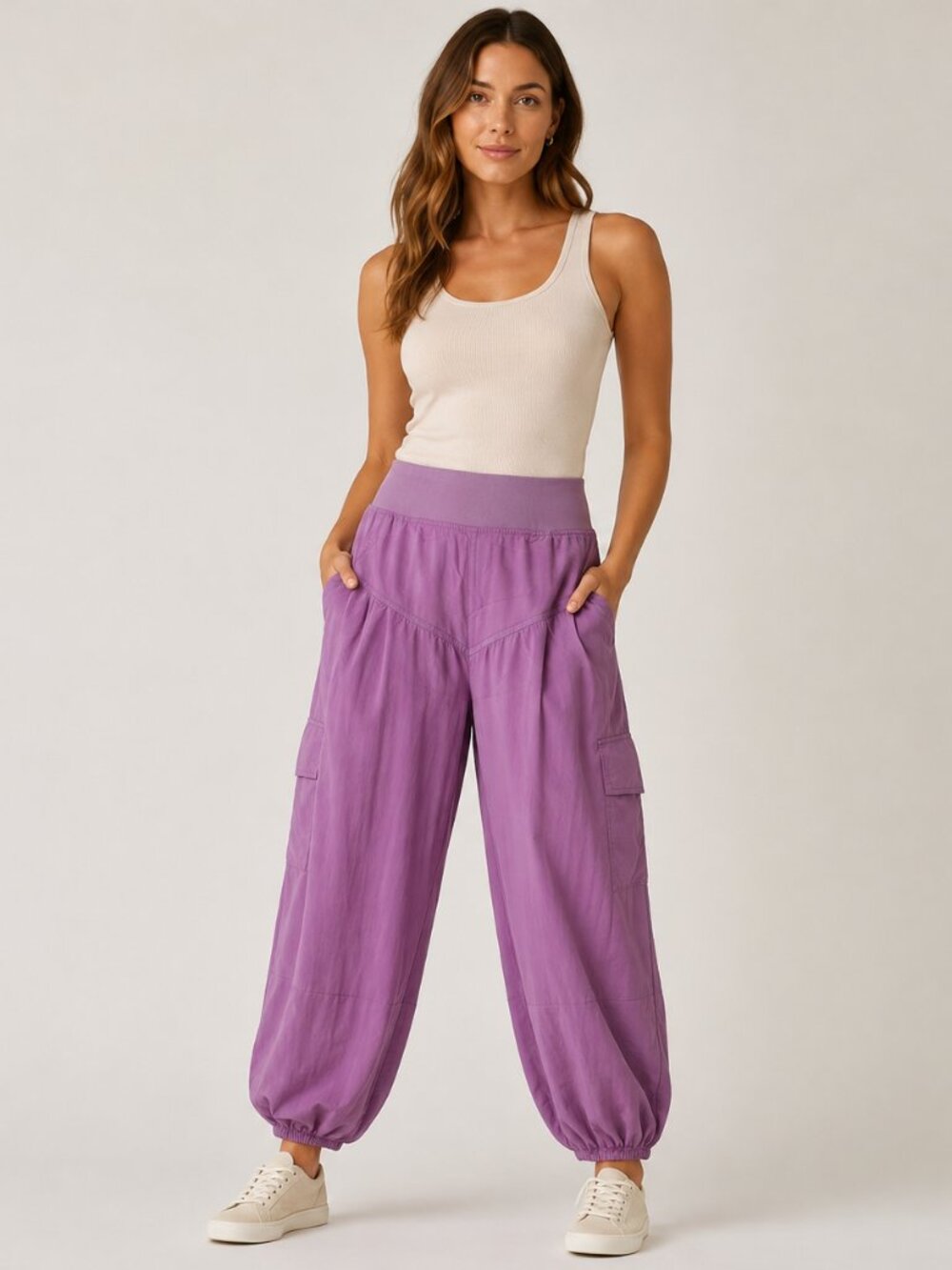 FP Movement Set Me Free Pants Purple Wildberry Size S
